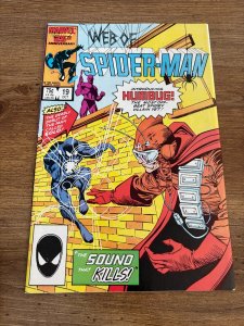 Web Of Spider-Man # 19 VF/NM Marvel Comic Book Newsstand Variant 10 J438