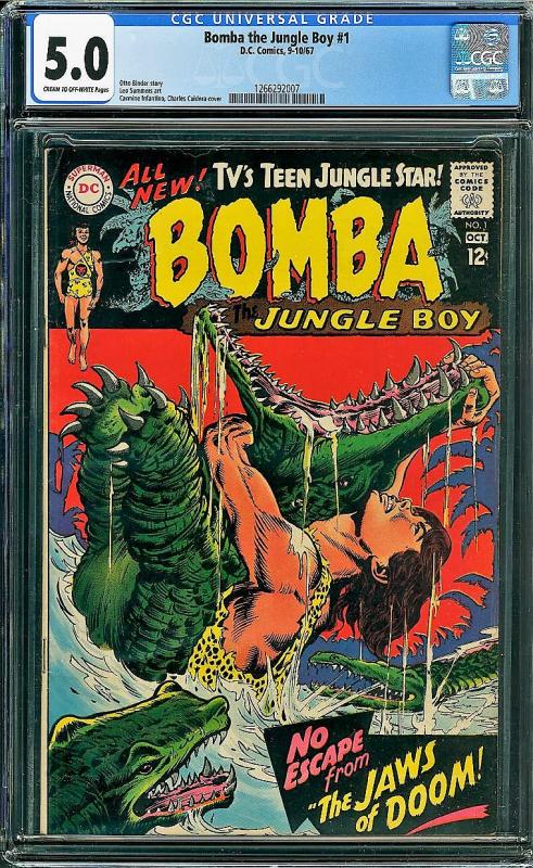 Bomba the Jungle Boy #1 (DC, 1967) CGC 5.0