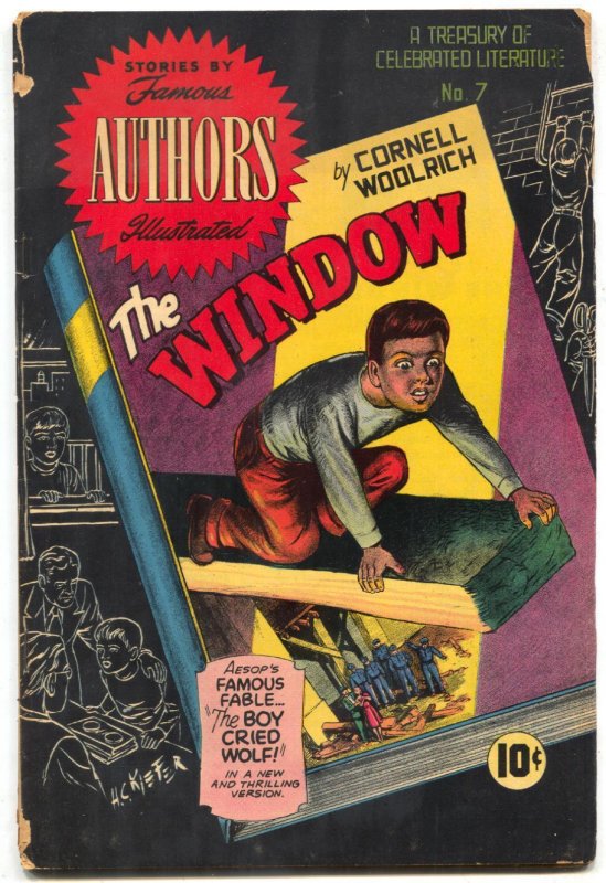 Stories by Famous Authors Illustrated #7 1950- THE WINDOW- G/VG