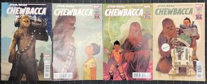 Star Wars: Chewbacca (2015) #'s 1 2 3 4 Near Complete VF+ (8.5) Lot