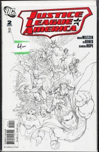 Justice League of America #2 Second Print Cover (2006) Superman