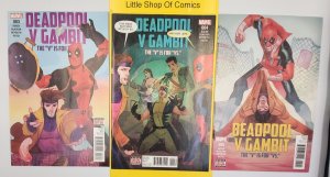 Deadpool Vs. Gambit #1 2 3 4 5 Complete Set 1-5 2016 Marvel Comics