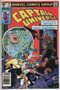 MARVEL SPOTLIGHT on CAPTAIN UNIVERSE #10, VF/NM, 1979 1981, Steve Ditko