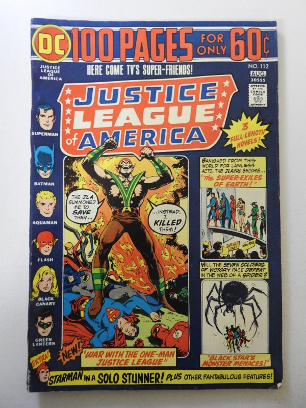 Justice League of America #112 (1974) FN+ Condition!