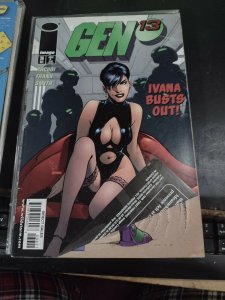 GEN 13  #36  1998 IMAGE +  arcudi + gary frank + fairchild  grunge  ivana busts