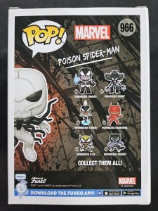 Funko Pop! Poison Spider-Man, Venom 966, Exclusive Limited Edition