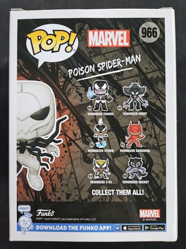 Funko Pop! Poison Spider-Man, Venom 966, Exclusive Limited Edition