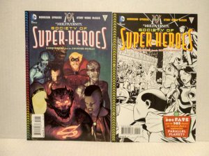 MULTIVERSITY: SOCIETY OF SUPER-HEROES #1 1: 25 + #1 B&W COVER - FREE SHIPPING