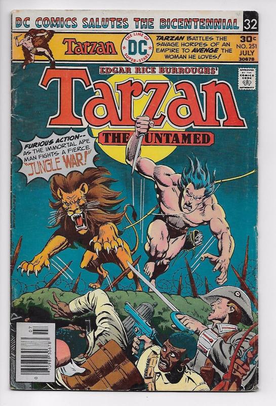 Tarzan the Untamed #251 - Jungle War (DC, 1976) - VG