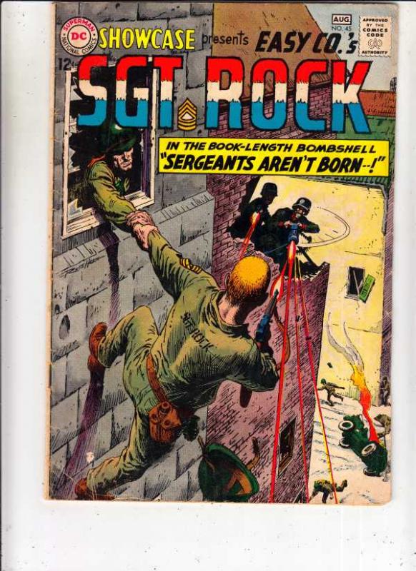 Showcase #45 (Aug-63) VG/FN+ Mid-Grade Easy Company, Sgt. Rock