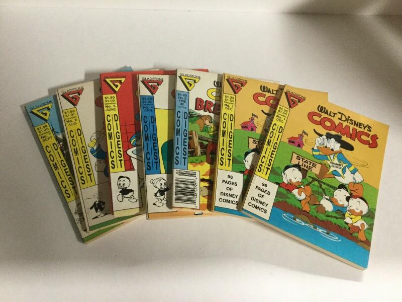 Walt Disney’s Comics Comics Digest 1 2 4-7 Gladstone B3