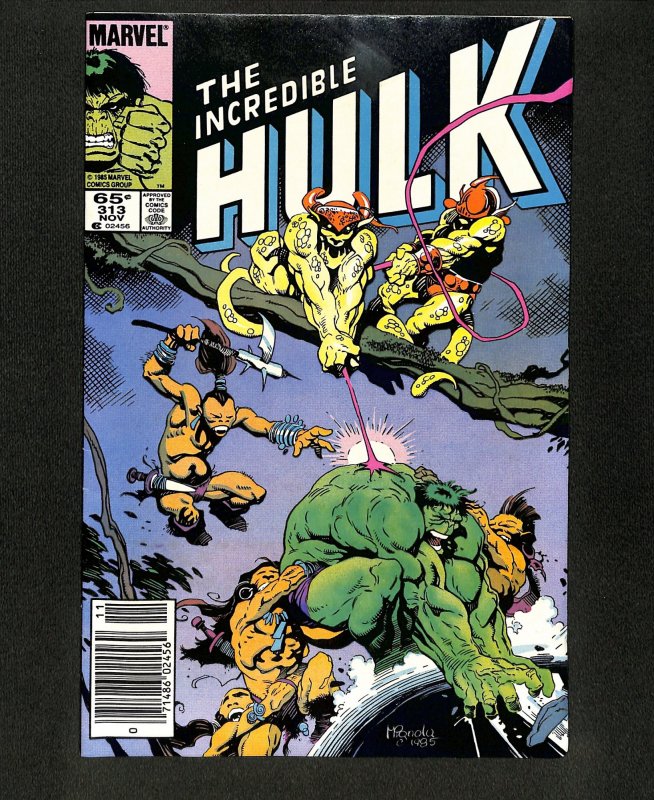 Incredible Hulk #313 Newsstand Variant