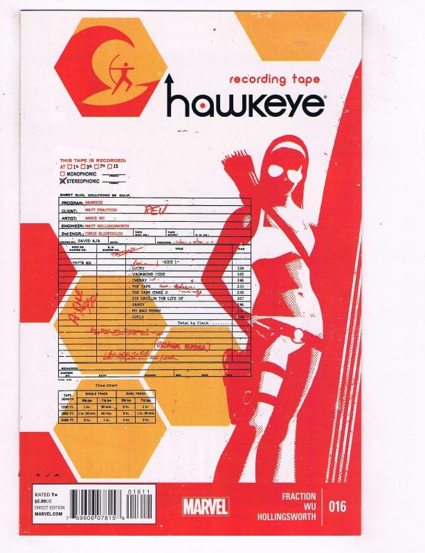 Lot Of 3 Hawkeye Marvel Comic Books # 16 17 18 NM 1st Prints Aja Fraction J57