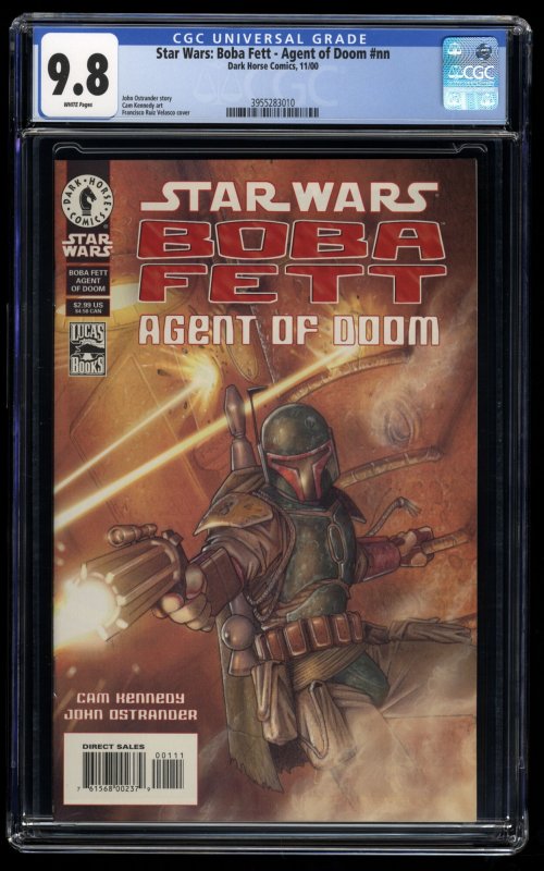 Star Wars: Boba Fett - Agent of Doom (2000) #nn CGC NM/M 9.8 White Pages