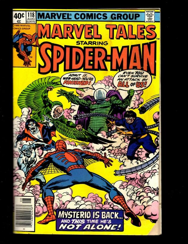 12 Spiderman Tales Comics # 108 109 110 111 112 113 114 115 116 117 118 100 WS6