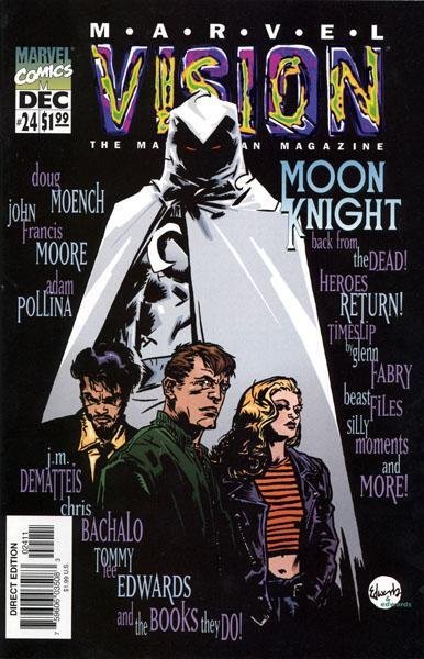 MARVEL VISION #24 (1997) MOON KNIGHT; NEWSSTAND EDITION