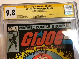 GI Joe A Real American Hero (1982) # 6 (CGC WP 9.8) Signed Larry Hama |1st Print