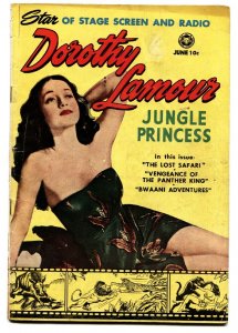 DOROTHY LAMOUR #2 comic book 1950-JUNGLE PRINCESS-WALLY WOOD ART