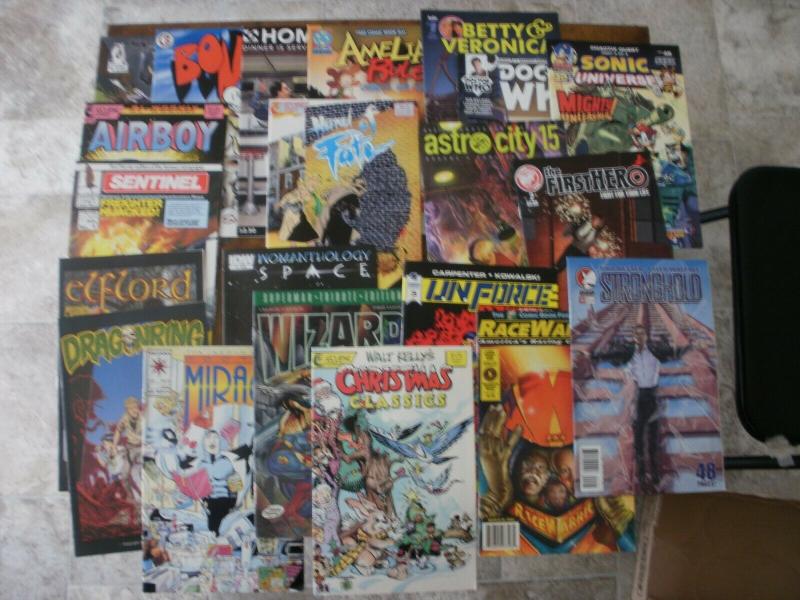 21 Comic: Wizard Doctor Who Betty Race Airboy Hero Sonic Elflord Classic Mirage