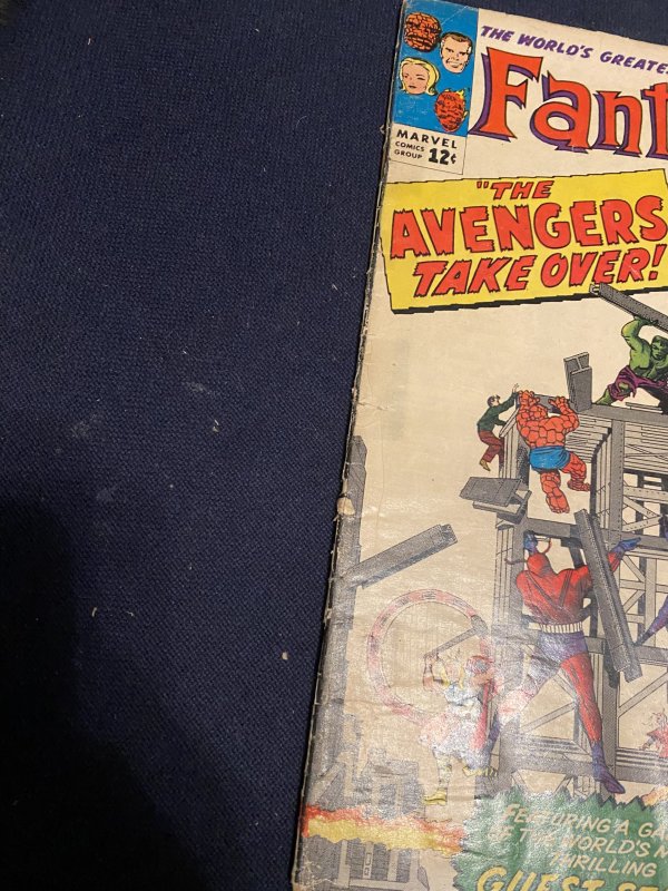 Fantastic Four #26 (1964)avegers, DD and the hull