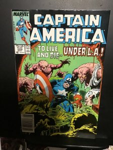 Captain America #329 (1987) High-grade D-Man key!  VF/NM Wow