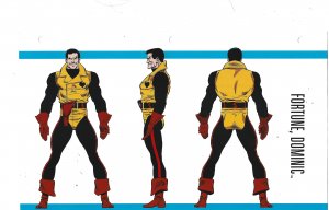 Official Handbook of the Marvel Universe Sheet- Fortune, Dominic