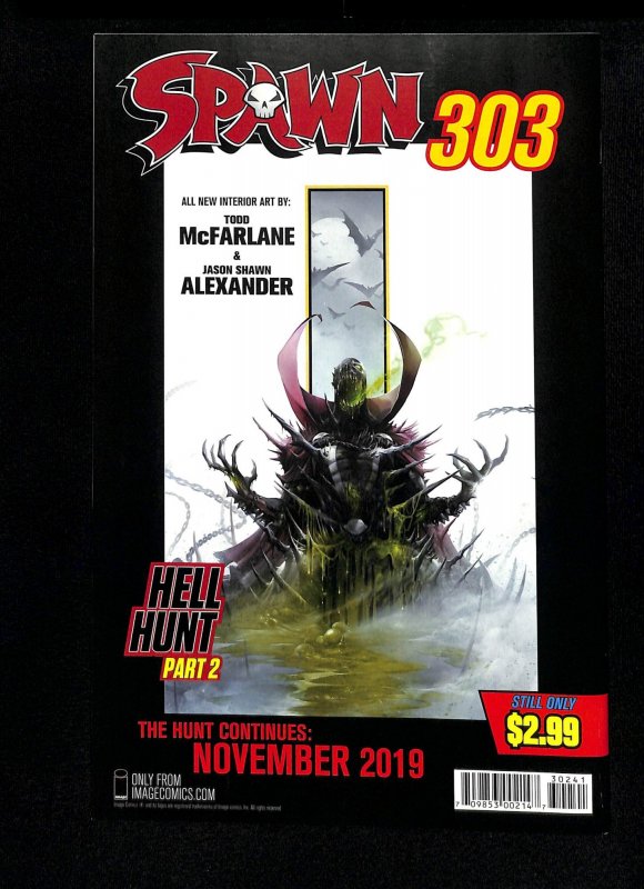 Spawn #302 Jason Shawn Alexander Variant