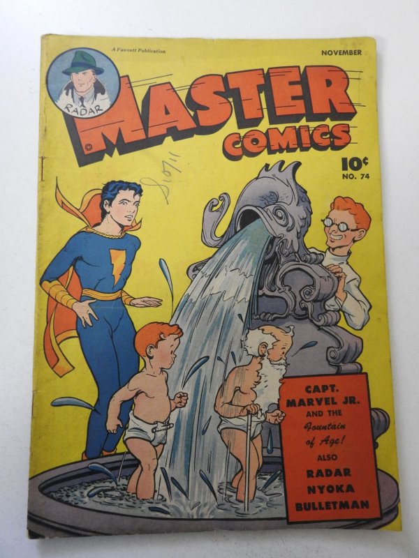 Master Comics #74 (1946) VG/FN Condition! pencil fc