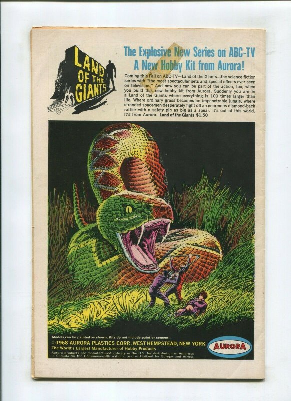 METAL MEN #34 (4.0) *FISHERMAN* WANTED DEAD NOT ALIVE 1968 