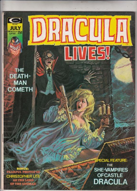 Dracula Lives #7 (Jul-73) FN/VF Mid-High-Grade Dracula