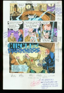 Robin III #5 Original D.C. Color Guides complete 22 page story