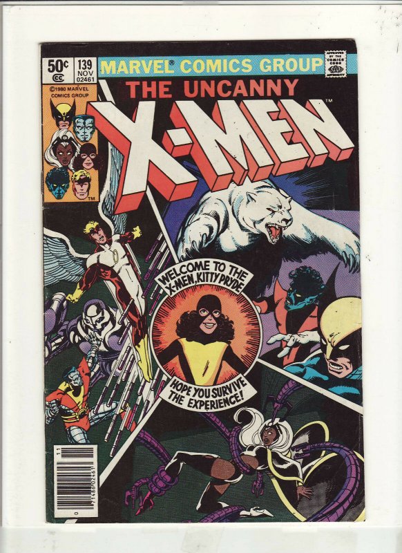 UNCANNY X-MEN #139 F/VF 