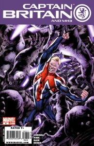 Captain Britain and MI:13 #8 VF ; Marvel