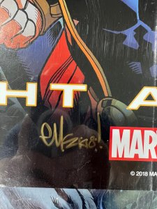 Avengers Promotional Comic Store Promo Poster Signed Ed McGuiness Thor She-hulk