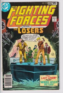 OUR FIGHTING FORCES #179 (Jun 1978)  VGF 5.0 off white-white! Kubert, The Losers