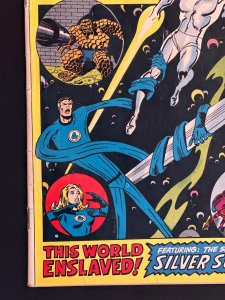 Fantastic Four #123 (1972) G/FN KEY Silver Surfer vs FF