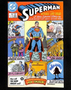 Superman #423 Last Issue!