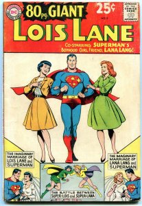 80 Page Giant #3 1964-Lois Lane- Superman- Lana Lang VG