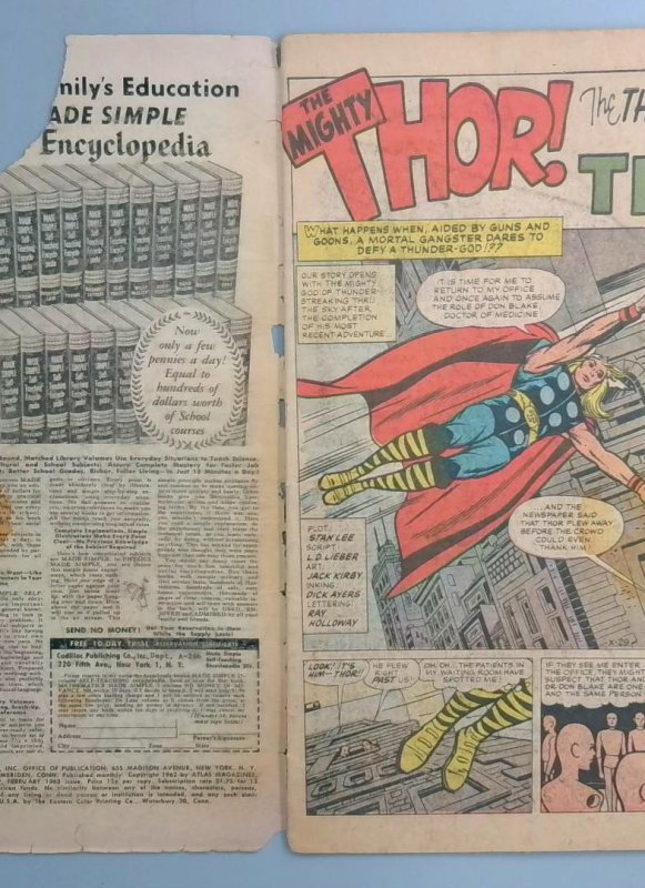 Journey Into Mystery #89 Iconic Issue AFFORDABLE Marvel 1963