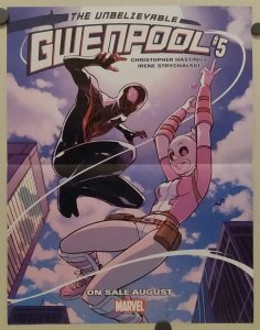 Unbelievable Gwenpool #5 Reversible Folded Promo Poster (10 x 13) - New!