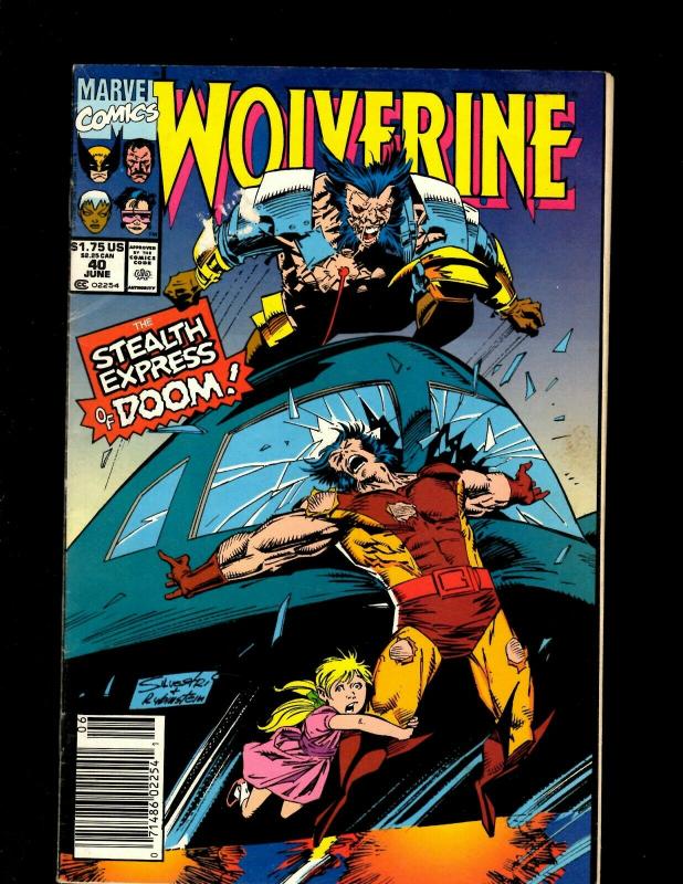 Lot of 12 Wolverine Marvel Comic Books #5 8 9 11 12 16 17 21 34 35 38 40 J369