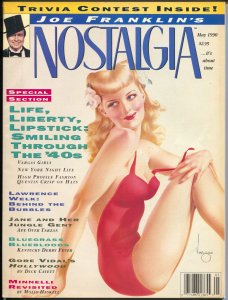 Joe Franklin's Nostalgia 5/1980-2nd issue-Vargas pin-up girls-Tarzan-VF