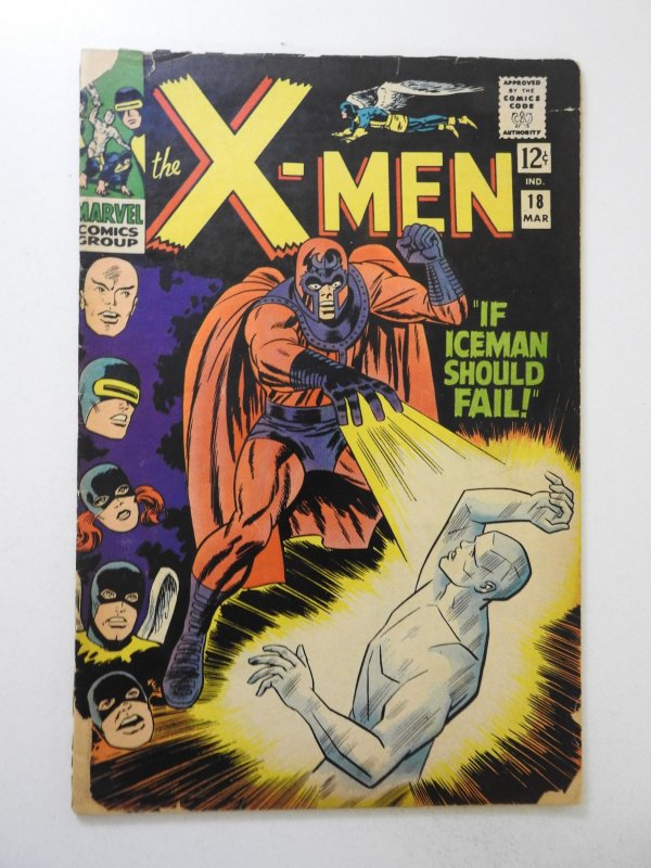 The X-Men #18 (1966) FR/GD Condition 3 in cumulative spine split