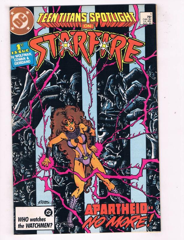 Teen Titans Spotlight (1986) #1 DC Comic Book Starfire Wolfman Giordano HH3