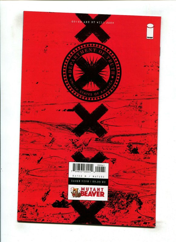 DEPARTMENT OF TRUTH #9 (9.0) WILL JACK VARIANT, LIMITED TO 450!! 2021