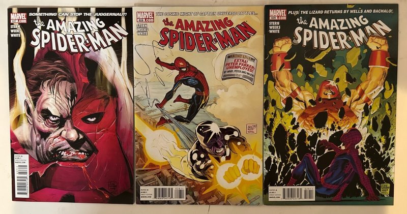 *Amazing Spider-Man 619-629 11 High Grade bks All vf/better unless noted