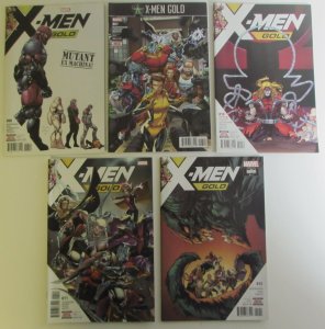 X-Men Gold 6 7 10 11 12 Five NM X-Men Marvel Comics Books