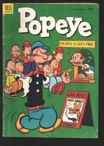 Popeye #25  1953 - Dell  -VG - Comic Book