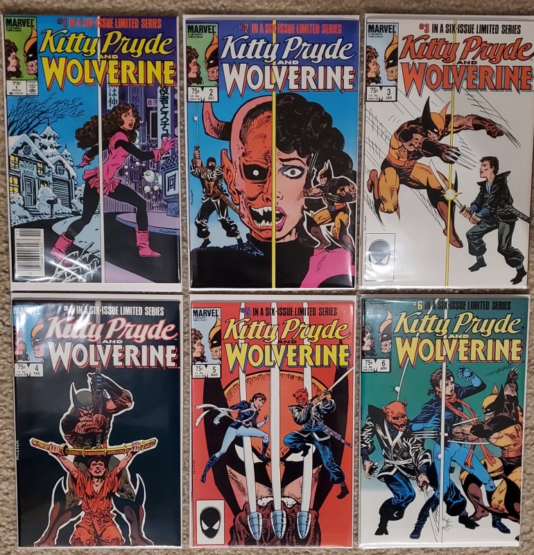 Kitty Pryde and Wolverine #1-6 Limited Mini Series - X-men