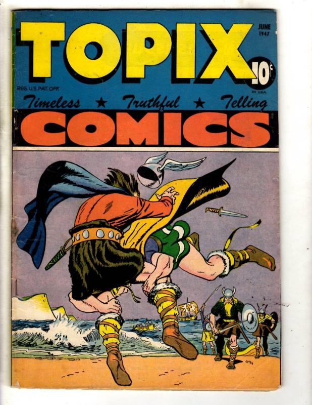 Topix Comics Vol. # 5 # 9 FN 1947 Golden Age Comic Book Truthful Telling JL7